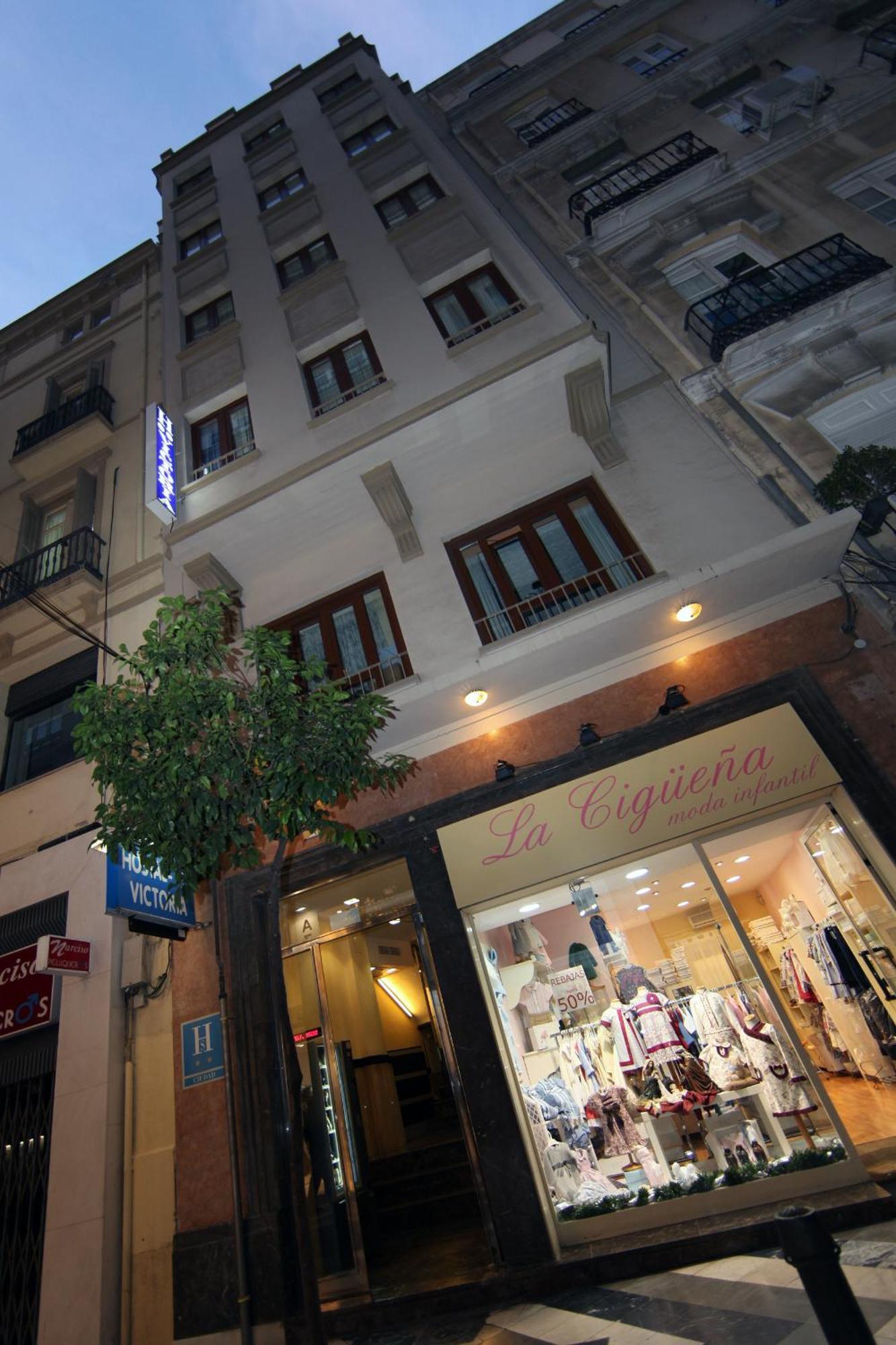 Hostal Victoria Málaga Dış mekan fotoğraf